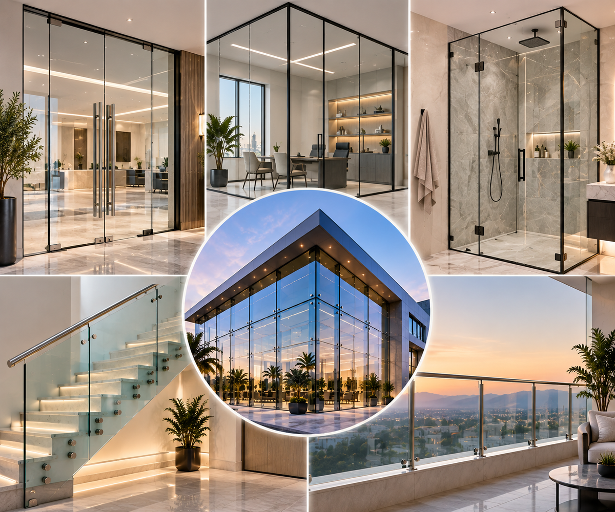 اختيار الزجاج المناسب لكل مساحة